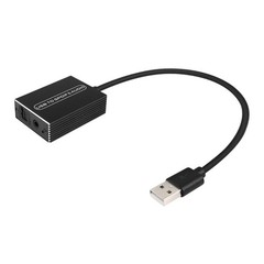 USB2.0 to Optical Toslink 3.5mm Jack Audio Adapter Converter for TV,PS5 Laptop