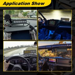 Wireless 6Gang Switch Panel LED Light Bar Circuit Control Box Car RV Boat Marine