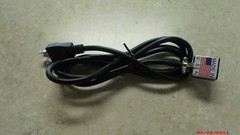 POWER CORD YAESU FT-101Z, ZD AC NEW BUILD QUALITY HEAVY DUTY 6′ FREE USA SHIP!