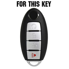 2X Silicone Remote Key Fob Case For Nissan Rogue Frontier Altima Murano Maxima