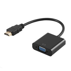 1080P HDMI Male to VGA Female Video Cable Converter Adapter For PC Monitor