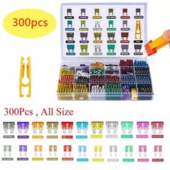 50- 300Pcs Car Fuse Assortment Kit Mini Blade & Standard Automotive Fuses Set