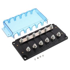 BOJACK 6-Way ANL Fuse Holder for ANL Bolt-on Fuse Pack of 1 BANL-B6