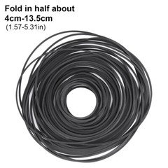200X Square Rubber Drive Belt Kit ForCassette Player Recorder Repair Replacement