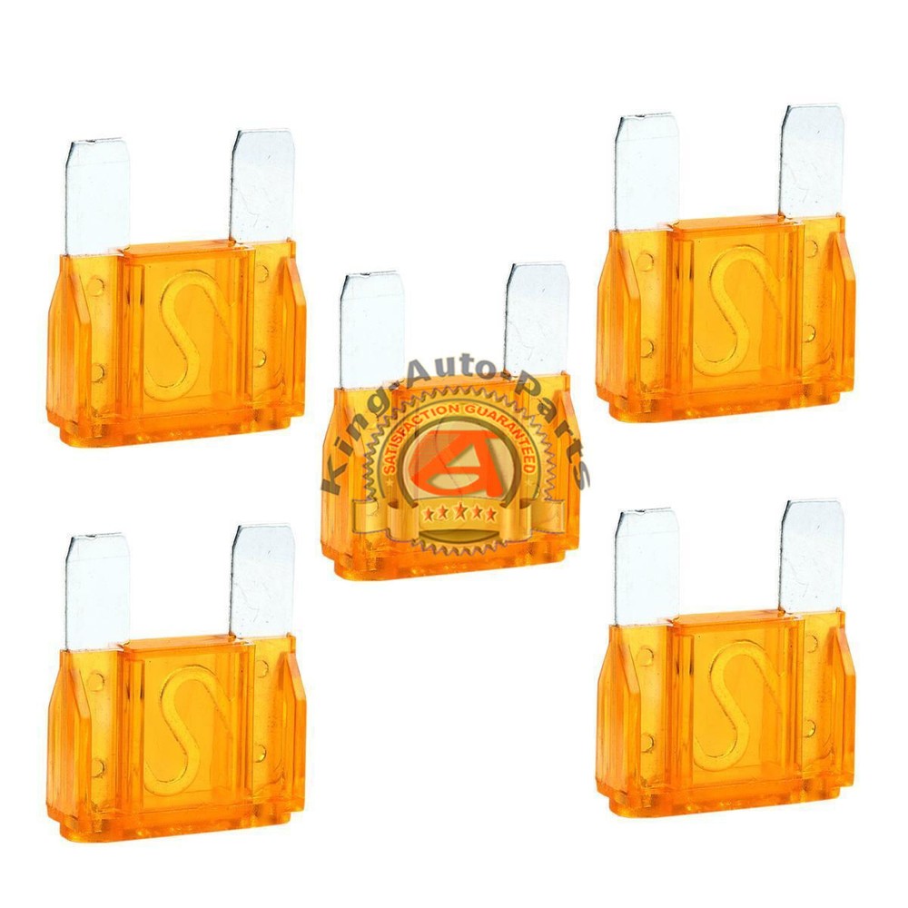 5 Pack of 40 Amp 40A Large Blade Style Audio Maxi Fuse for Car RV Boat Auto