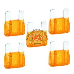 5 Pack of 40 Amp 40A Large Blade Style Audio Maxi Fuse for Car RV Boat Auto