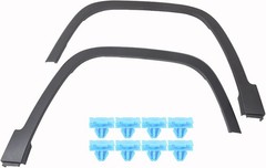 Set of 2 Plastic Front Left Right Side Fender-flares Set Replacement for