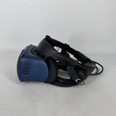 HTC Vive Cosmos VR Headset w/ Controllers/Link Box/USB Cable – Very Good