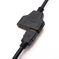 HDMI Port Male to Female 1 Input 2 Output Splitter Cable Adapter Converter 1080P