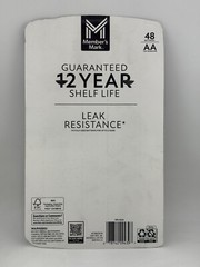 (2) Member’s Mark Alkaline AA Batteries (48 Pack EA) TOTAL 96 Batteries 2035