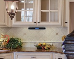 Radio FM Reloj Alarma Timer Digital Para Debajo Del Gabinete De Cocina Bluetooth