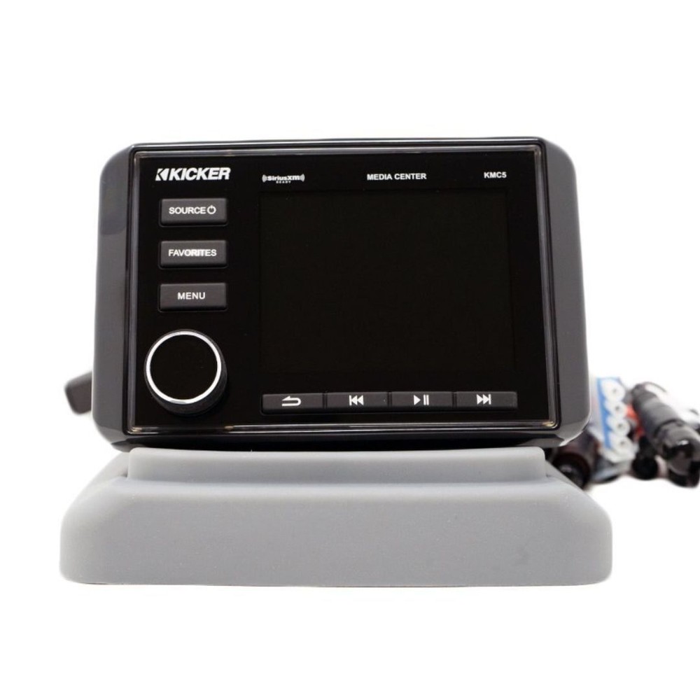 Kicker KMC5, Weather-Resistant All-in-One Media Center w/Bluetooth® (46KMC5)