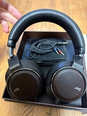 JVC HA-SW01 STEREO HEADPHONES CLASS-S WOOD HI-Res AUDIO 40mm Wood Dome Unit