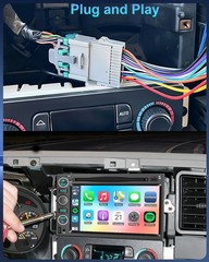 For Ford F250 F350 2006-2014 Apple CarPlay GPS Car Stereo Radio CD DVD Player