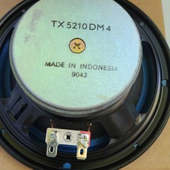 3 Way Coaxial Car 6″ Speaker TX 5210DM4 Made in Indonesia 9042 NOS