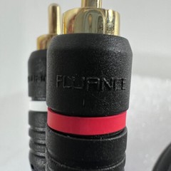 Lot of 2 Fluance 45″ Premium Grade Low Capacitance RCA Audio Cable Gold Plated