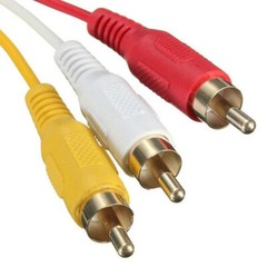 5FT HDMI Male To 3 RCA Video Audio AV Transmitter Adapter Cable HDTV 1080 Lot