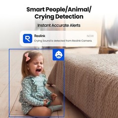 Reolink E1 Zoom 8MP Indoor Wi-Fi Security Camera Auto-Tracking Pan Tilt 3X Zoom
