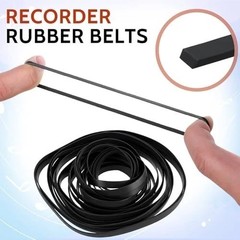 50 Pcs Rubber Tape Recorder Belt Cassette Player Drive Belts Replacement