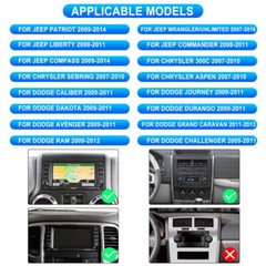 For Jeep Wrangler 2007-2017 Android 13 GPS Carplay Stereo Car Radio Touch Screen
