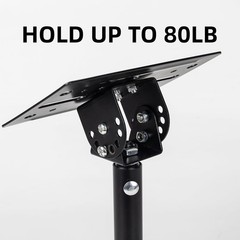 Heavy Duty Speaker Mounts Support up to 80Lb | Speaker Wall, Ceiling, or Shelf M
