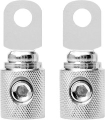 Conext Link RT0N-2 Set Screw Ring Terminal 2 Pack (1/0 Gauge, Nickel)