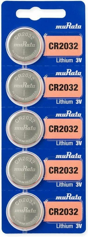 5 Packs Murata/Sony CR2032 2032 DL2032 3V Button Lithium Coin Battery EXP 2031