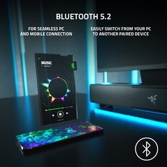 Razer Leviathan V2: Multi-Driver PC Gaming Soundbar with Subwoofer – THX Spatial