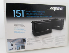 Bose 151 Indoor Outdoor Extreme Environmental Weather Proof Speakers OPEN BOX