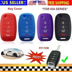 Silicone Case Keyless Entry Protector Cover for Kia Sorento Soul Fold Key Fob