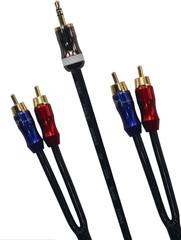 Kk-A3.5To4 Hifi Cable – 3.5Mm Male to 4-Male RCA Audio Adapter, Stereo Audio Spl