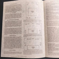 Vintage Fosgate Research 101A Tate II Gatefold Brochure Textured Parchment Rare