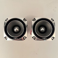 USED SKAR AUDIO VX35-ST 3.5-INCH 500 WATT TITANIUM BULLET SUPER TWEETERS – PAIR