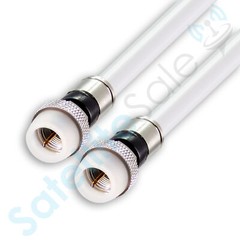 SatelliteSale RG-6 75 Ohm Coaxial Cable F-Type Weather-Seal Connector