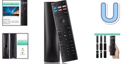 Universal Replacement Remote for VIZIO Smart TVs – Durable ABS Design