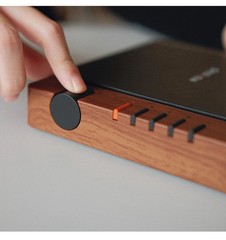 Syitren R300 Bluetooth CD Player Wood Desktop Stereo Remote AUX USB
