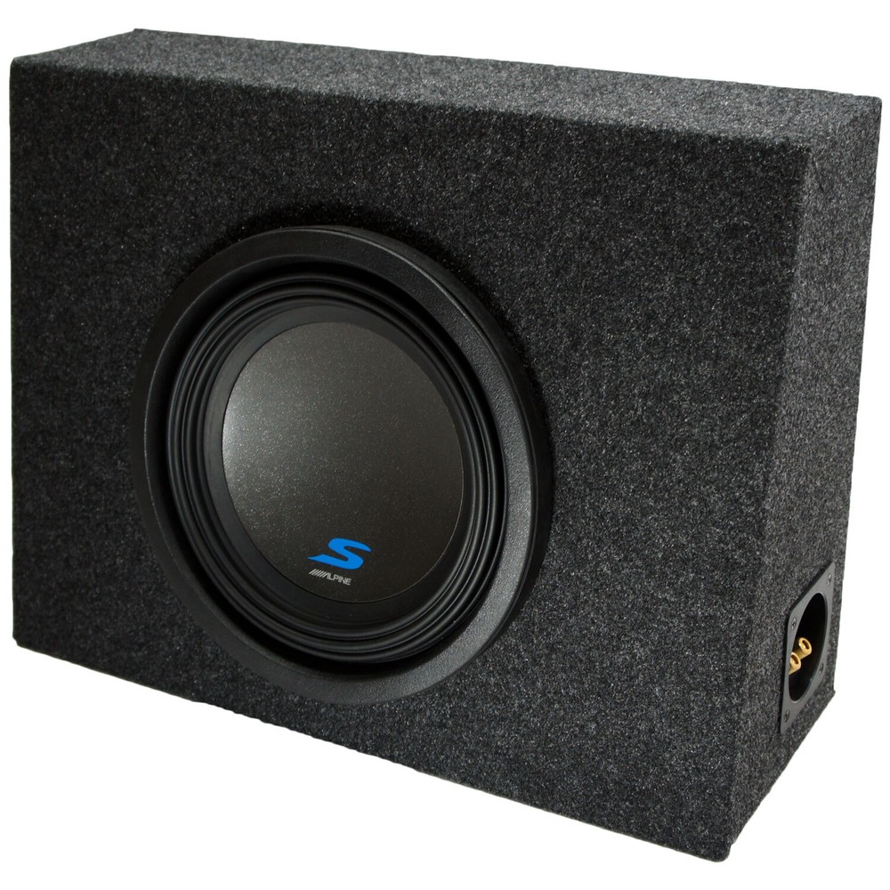 Universal Regular Standard Cab Truck Alpine S-W10D4 Type S Single 10 Sub Box New