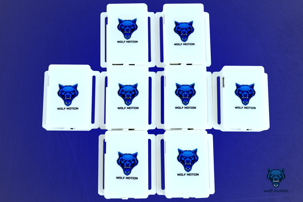 SlimeVR Compatible Full-Body Trackers 8-Pack | VRChat SteamVR FBT Kit WolfMotion