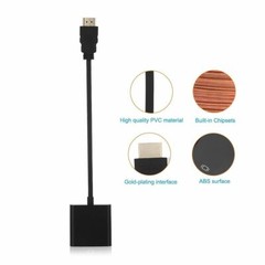 HDMI Male to VGA Female Video Cable Cord Converter Adapter For PC Monitor USA