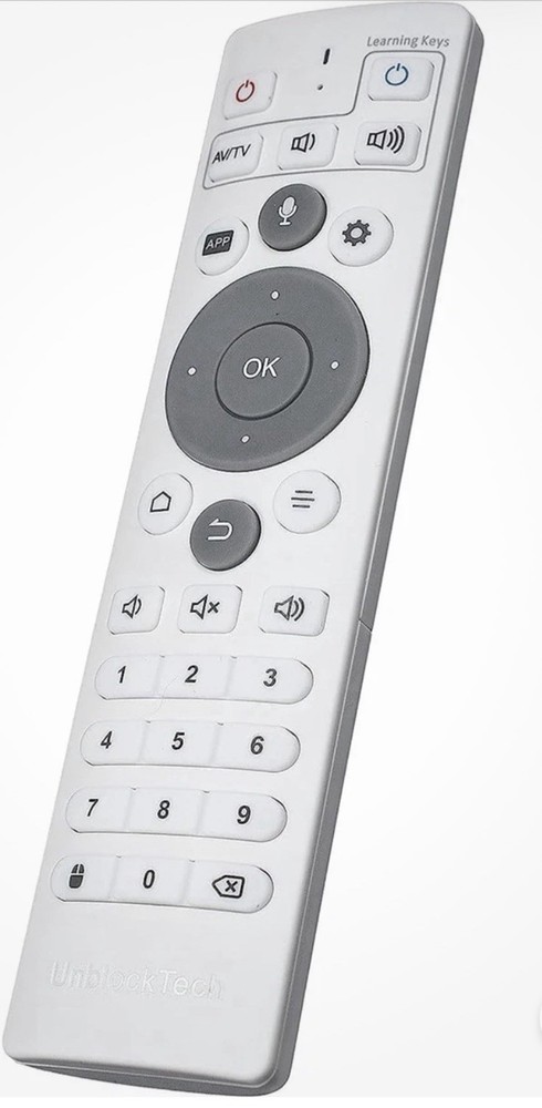 Voice Remote Control for UB12 + tvbox 2026 安博盒子12全套Android 64+4G Unblock tech
