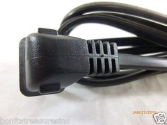 New 6 FT foot Feet angled AC power cord figure 8 2 prong For TV LED Television