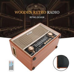 Retro- Style Decorative Radio Multifunction Music Player Bluetooth Speaker Radio