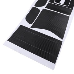 Interior Center Console Carbon Fiber Molding Sticker Decals For Accord 7th