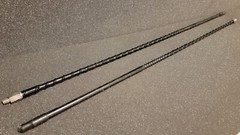 Dual CB Antenna Kit, 3 Ft. Fiberglass Antennas, 18Ft. Dual Coax Cable