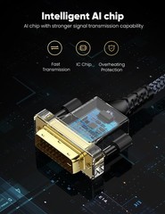 Capshi HDMI to DVI-D Cable | 6ft | High-Speed 1080p