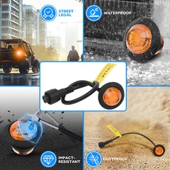 1Set Plug and Play Turn Signal Horn Street Legal Kit For Polaris Can-Am Kawasaki