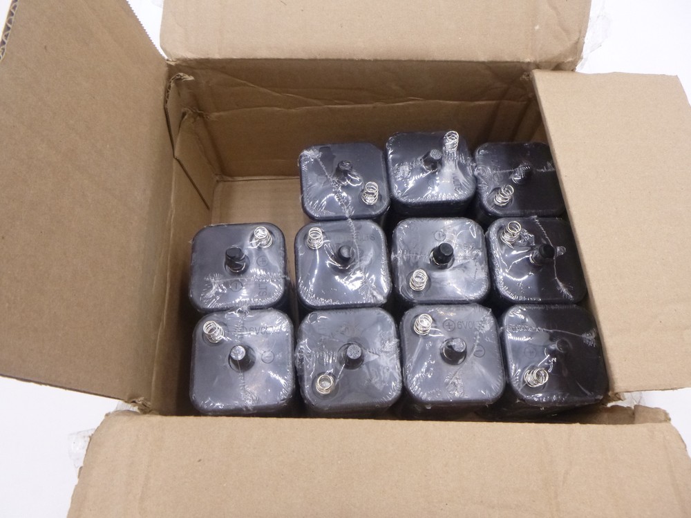 11 Pack Eveready 1209 Super Heavy Duty Carbon Zinc Battery 6V