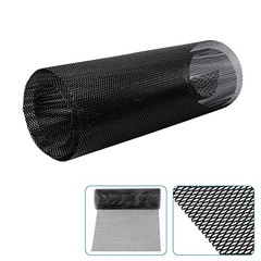 Universal Car Grill Mesh 40″ x 13″, Black-Painted 3 x 6mm Rhombic Hole black