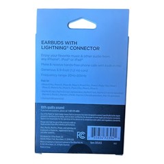 ATIVA™ Lightning Earbud Headphones, Black