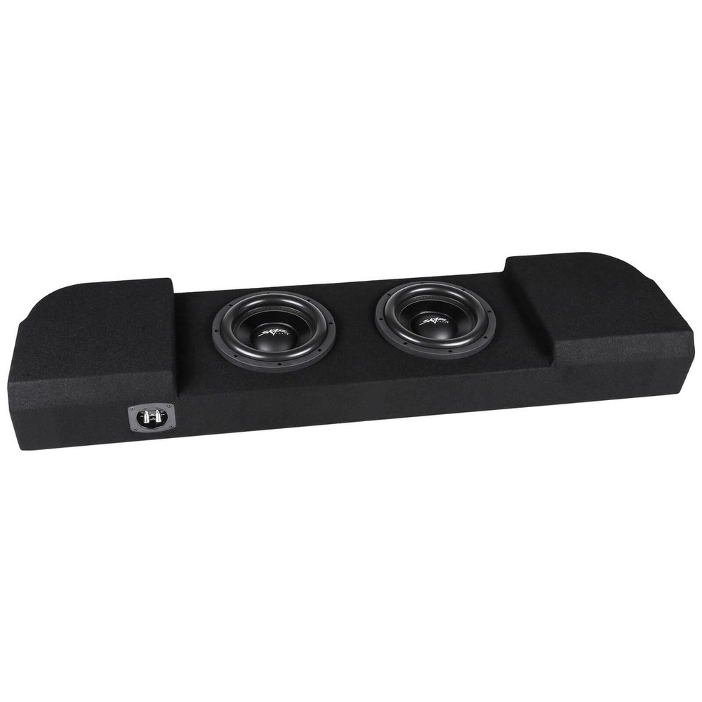 NEW DUAL 10″ 1600W LOADED SUB BOX FITS 2017-2025 FORD SUPER DUTY SUPERCREW CAB